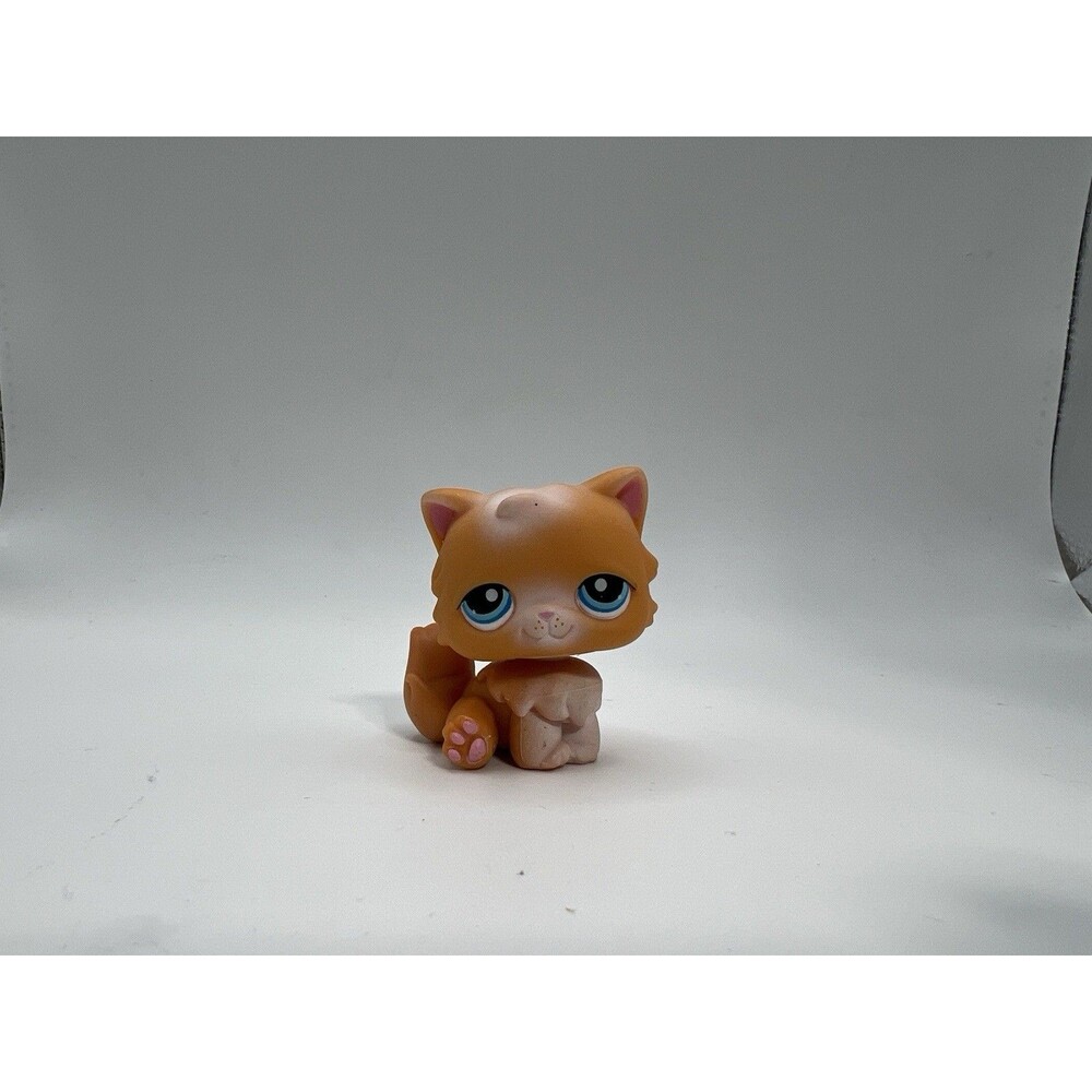 Littlest Pet Shop (LPS) #153 Totally Talented Pets Orange Persian Cat